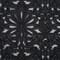 1 Yard Charcoal Black Floral Cotton Blend Burnout Jacquard Fabric